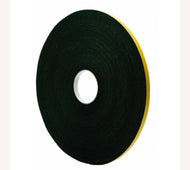 Paneltape zwart 3mmx12mm 25 mtr.