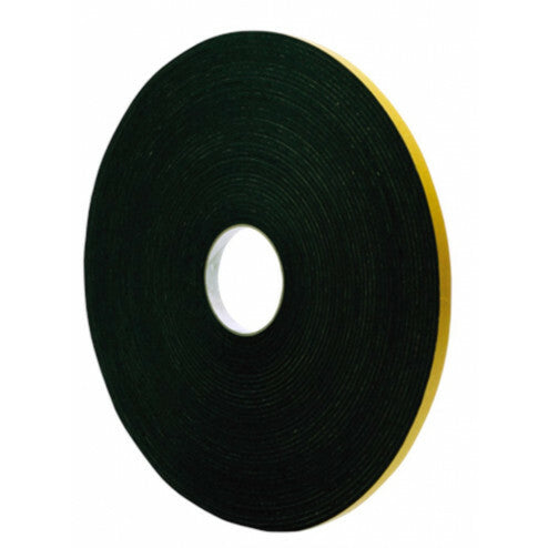 Paneltape zwart 3mmx12mm 25 mtr.