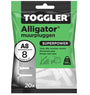 Alligator plug A8 8mm 6st
