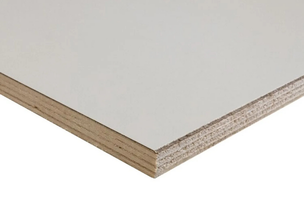 Populieren multiplex 15mm 2-zijdig HPL 0,7mm 122x244cm (einddikte 16,4mm) ral 9010