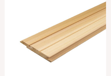 Sponningschroot ca 11x94mm 125cm red cedar (werkend 83mm) (op=op)