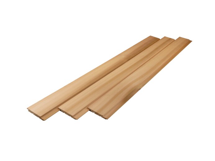 Sponningschroot ca 11x94mm 185cm red cedar (werkend 83mm) (op=op)