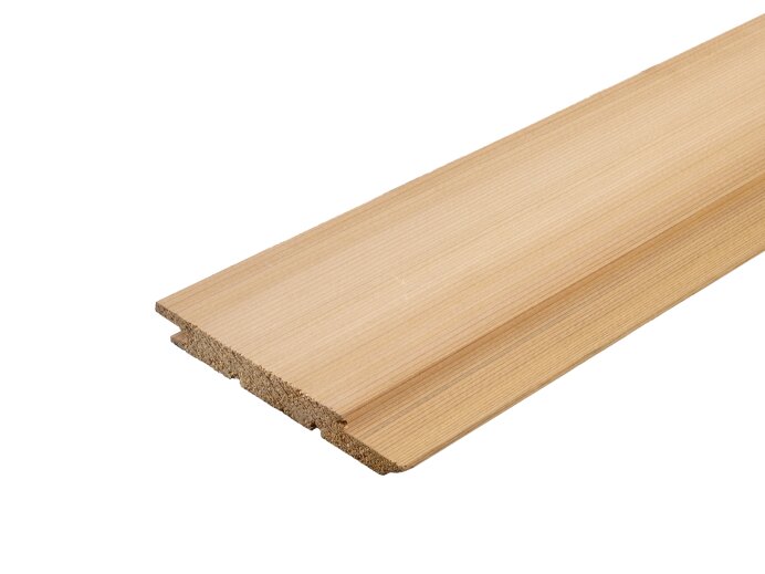 Sponningschroot ca 11x94mm 185cm red cedar (werkend 83mm) (op=op)