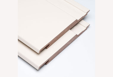 Protex sponningschroot 16x143mm 600cm cremewit (ral 9001) 1 stuks