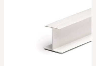 Pvc H-profiel wit 40mm x 500cm tb.v. Selthaan Megaplus SE
