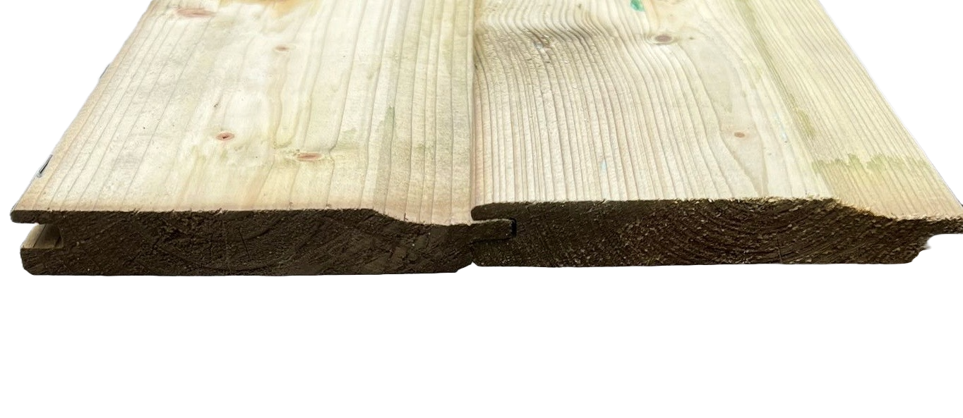 Rabat geimpregneerd 22x125mm (netto 18x115mm) 360cm NE vuren