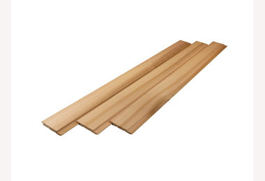 Sponningschroot ca 11x94mm 580cm red cedar (werkend 83mm)
