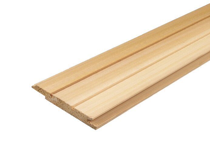 Sponningschroot ca 11x94mm 580cm red cedar (werkend 83mm)
