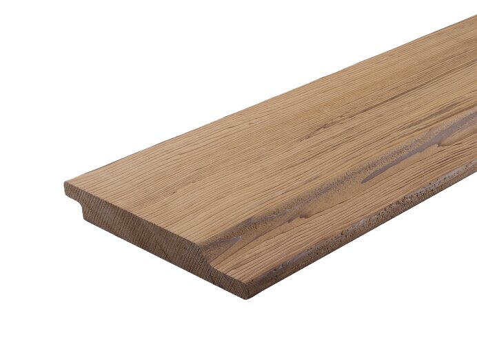 Halfhouts rabat volhout 18x143mm 215cm western red cedar (werkend 128mm)