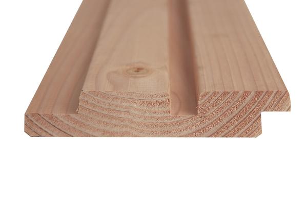 Douglas geschaafd rhombusprofiel 27x145 onbehandeld 300cm