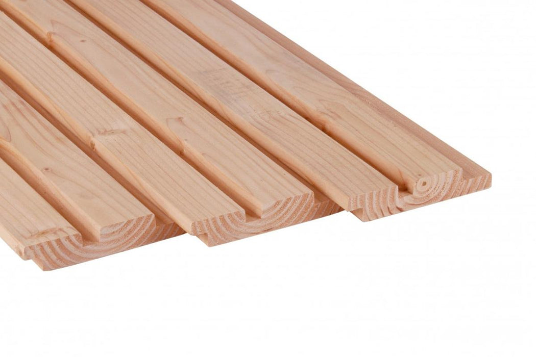 Douglas geschaafd rhombusprofiel 27x145 onbehandeld 400cm