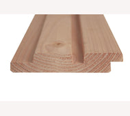 Douglas geschaafd rhombusprofiel 27x145 onbehandeld 400cm