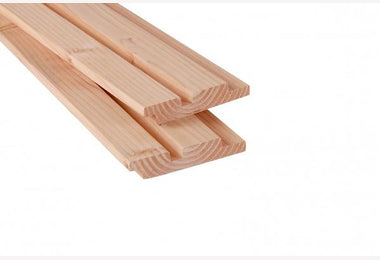 Douglas geschaafd rhombusprofiel 27x145 onbehandeld 300cm