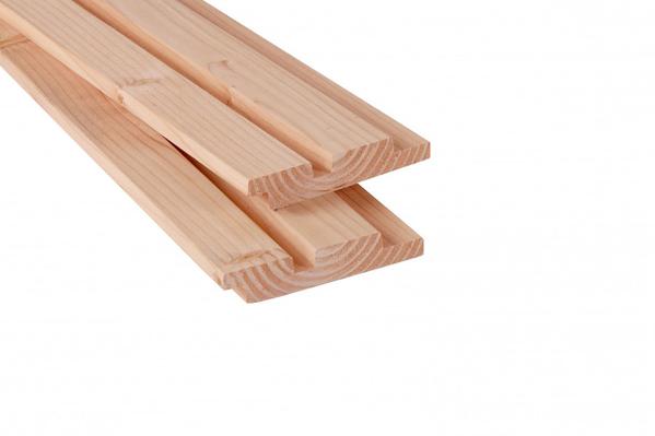 Douglas geschaafd rhombusprofiel 27x145 onbehandeld 300cm