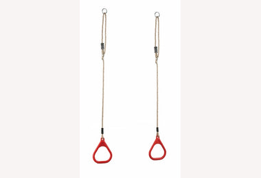 Plastic ringenset rood