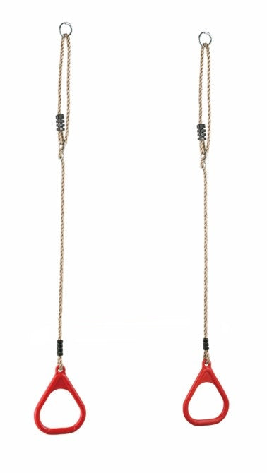 Plastic ringenset rood
