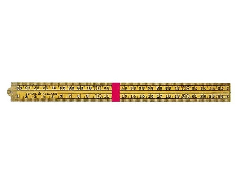 Duimstok hout schuil 100cm schuil