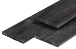 Tuinplank zwart 15x140mm 400cm geschaafd geimpregneerd