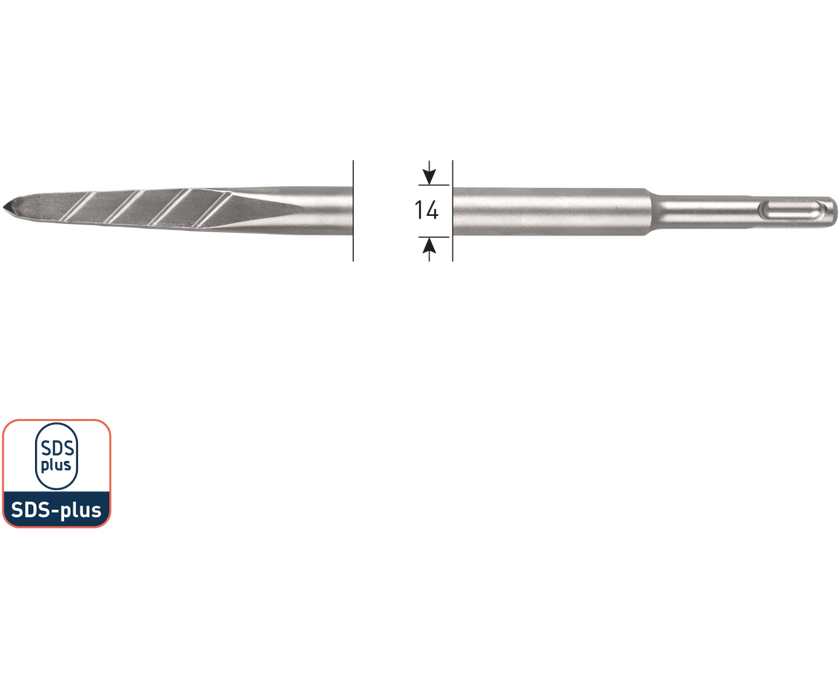 SDS-plus puntbeitel, V-breaker