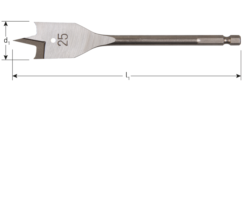 Speedboor Ø35X152mm