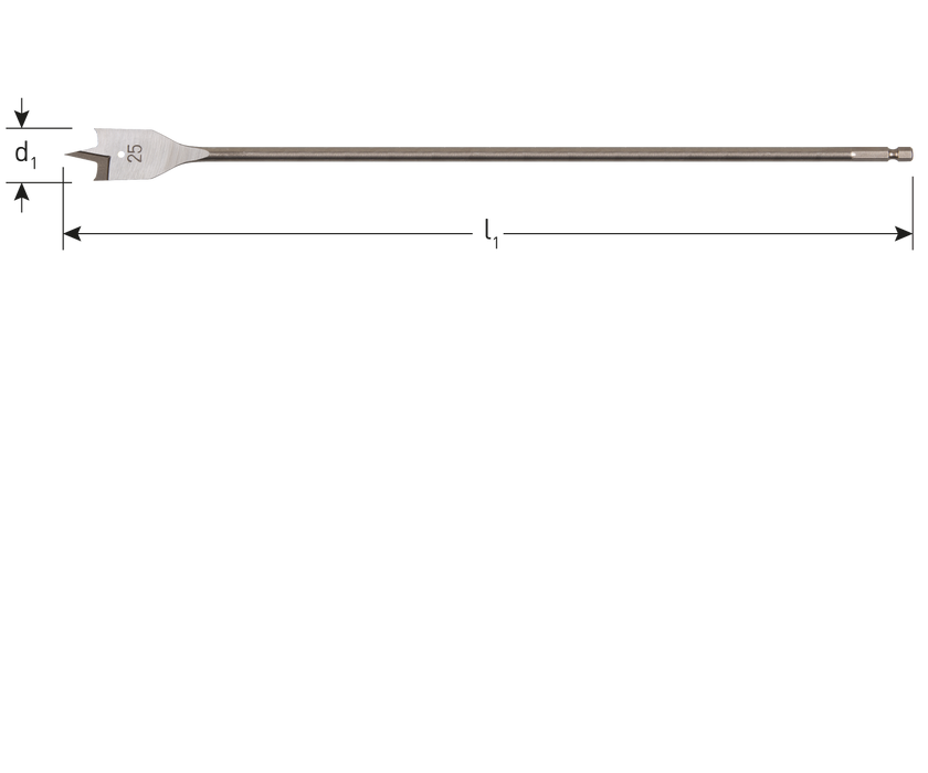 Speedboor Ø10x400mm lang