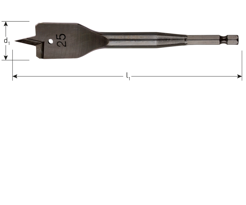Speedboor Ø38x157mm heavy