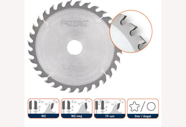 HM ZAAGBLAD VOOR HANDMACHINES,ø190X2,8X30mm Z=48 WZ