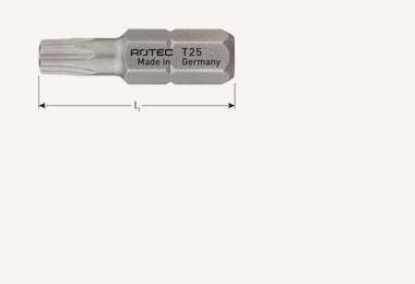 Schroefbit TX-10 25mm (2 stuks) 'basic'