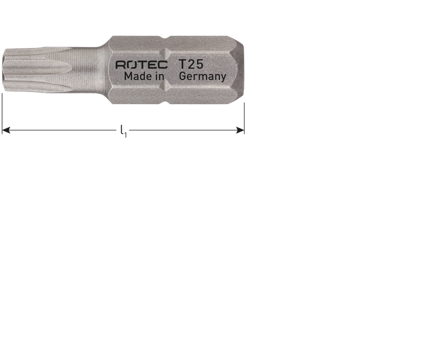 Schroefbit TX-15 25mm (2 stuks) 'basic'