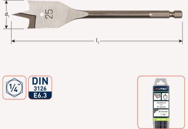 Speedboor Ø6x152mm
