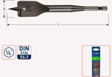 Speedboor Ø40x157mm heavy