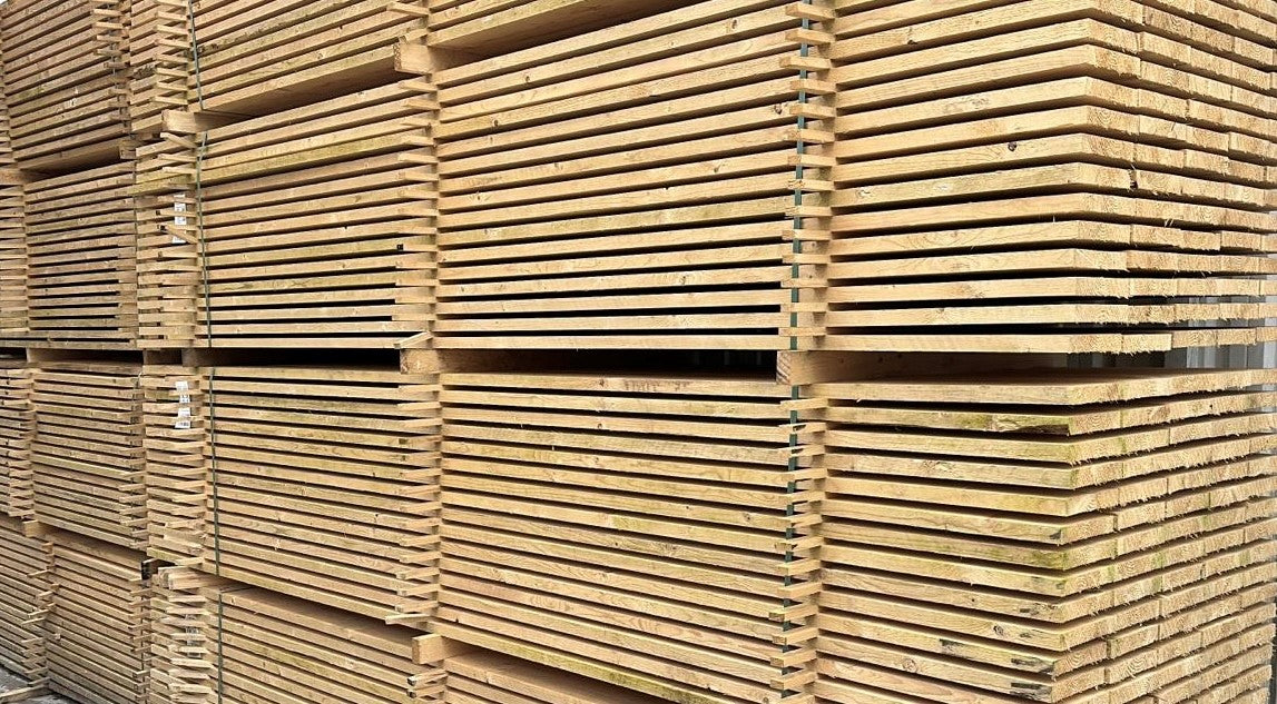 Steigerplank 32x200mm 400cm PALLET (80st)
