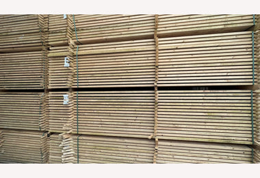 Steigerplank 32x200mm 510cm PALLET (80st)