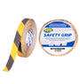 Anti-slip tape zwart/geel 25mmx18m OP=OP