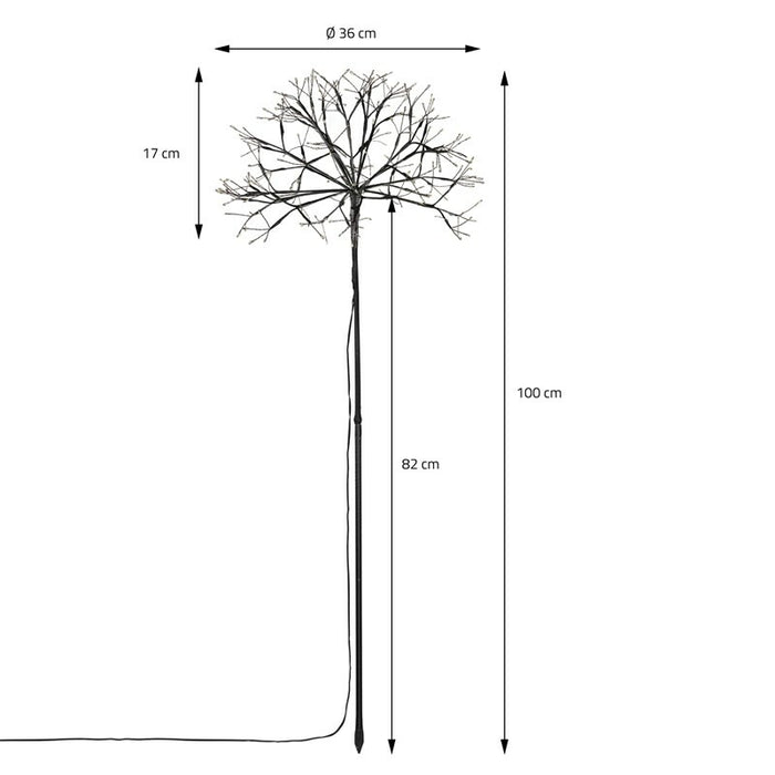Tuinsteker warm wit 1m OP=OP