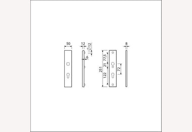 Veiligheidslangschild SKG*** VHB 251/50 buiten PC 72