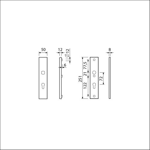 Veiligheidslangschild SKG*** VHB 251/50 buiten PC 72