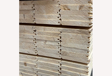 Vloerhout 22x145mm (netto) 450cm v-groef vuren