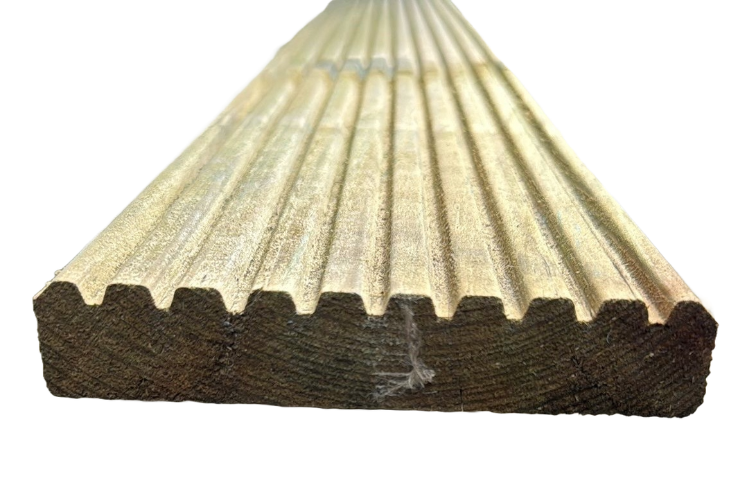 Vlonderplank 28x145mm 500cm geimpregneerd grenen