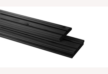 Vuren tripleprofiel zwart 22x140mm 400cm