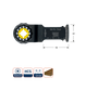 OTKJ 18/32 STARLOCK INVALZAAGBLAD HARDHOUT 32X50mm
