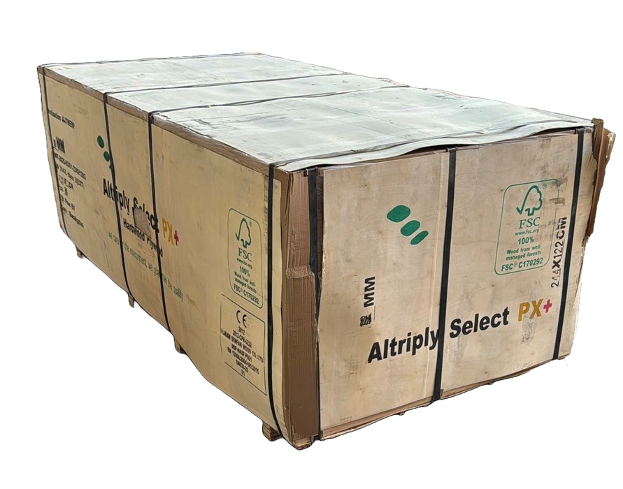 Meranti multiplex WBP verlijmd 9mm 122x244cm VOL PAK (100st)