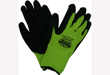 Werkhandschoenen Latex Grip Gebreide Neon maat 10 XL