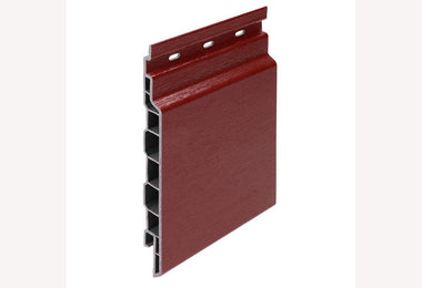 Keralit kunststof sponningdeel 143mm 600cm ral 3005 Wijnrood houtnerf (2814) (4 stuks)