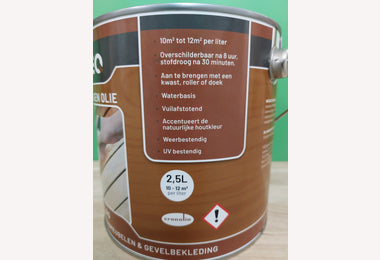 Wood Oil AQ 2,5 liter naturel/transparant