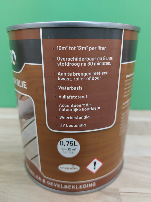 Wood Oil AQ 750ml naturel/transparant
