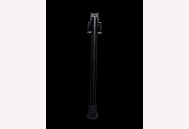 Deurstop zwart lang model 23cm
