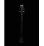 Deurstop zwart lang model 23cm
