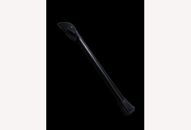 Deurstop zwart lang model 23cm