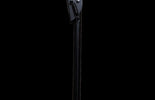 Deurstop zwart lang model 23cm